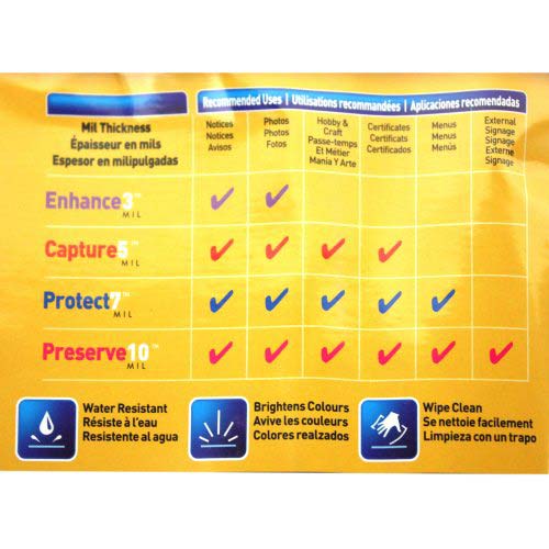 Fellowes 5mil Punched Luggage Tag Pouches with Loops 25pk - 52003