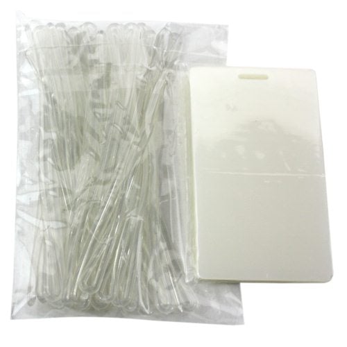 Fellowes 5mil Punched Luggage Tag Pouches with Loops 25pk - 52003
