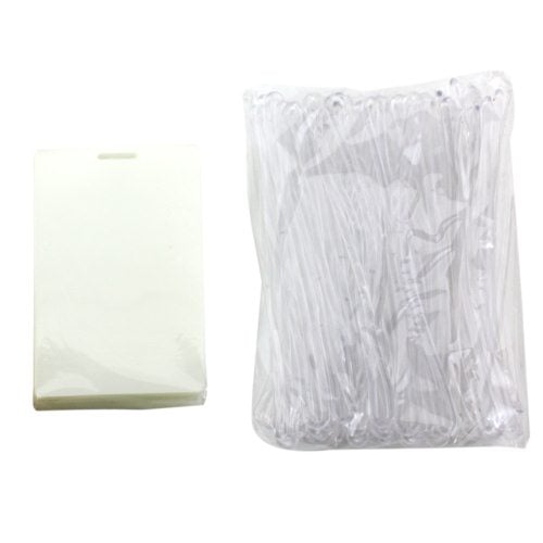 Fellowes 5mil Punched Luggage Tag Pouches with Loops 50pk - 52034