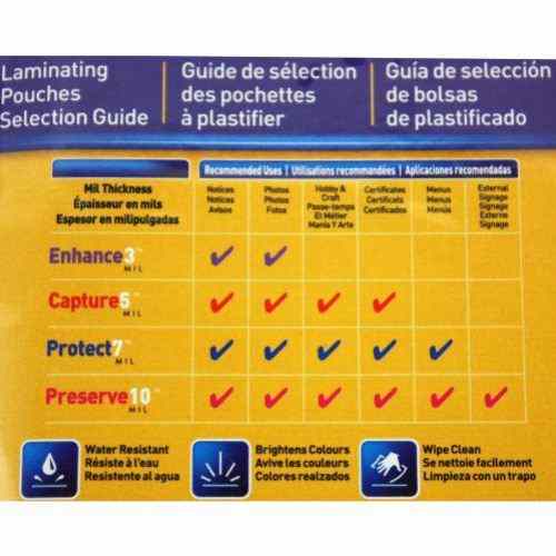 Fellowes 5mil Unpunched ID Card Laminating Pouches 25pk - 52007