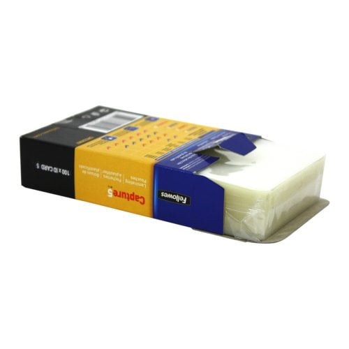 Fellowes 5mil Unpunched ID Card Laminating Pouches