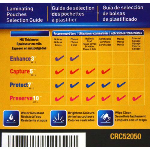 Fellowes 7mil Punched ID Card Laminating Pouches 100pk - 52050