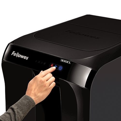Fellowes Automax 300CL Auto Feed Level P-4 Cross-Cut Shredder - 4655401