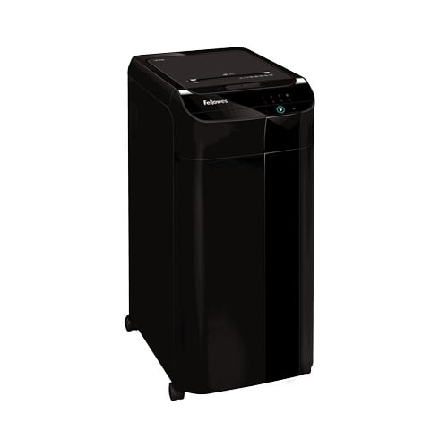 Fellowes AutoMax 350C Auto Feed Level P-4 Cross-Cut Shredder - 4964001