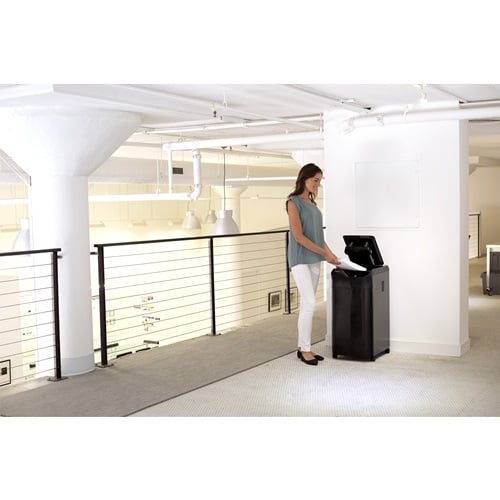 Fellowes AutoMax 550C Auto Feed Level P-4 Cross-Cut Shredder - 4963001