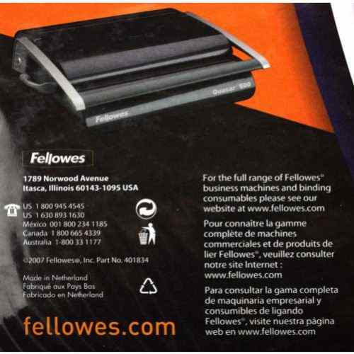Fellowes Black Grain Binding Covers