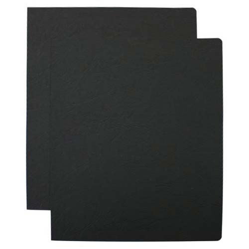 Fellowes Black Grain Binding Covers