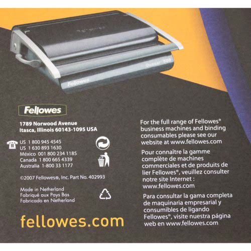 Fellowes Black Grain Letter Size Binding Covers 25pk - 5217501