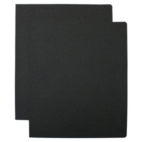 Fellowes Black Grain Oversize Binding Covers 50pk - 52128