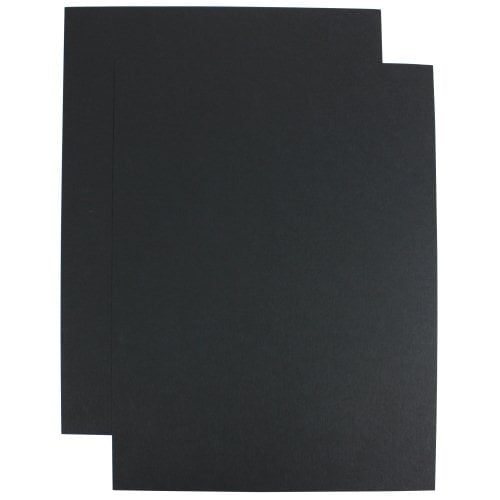 Fellowes Black Linen Letter Size Binding Covers 200pk - 5217001
