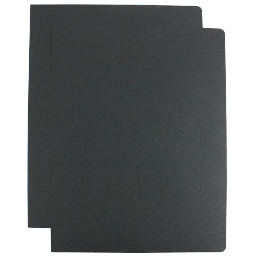 Fellowes Black Linen Oversize Binding Covers - 50pk