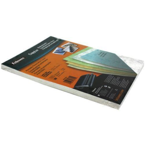 Fellowes Copylux Printable Light Gray Letter Size Covers - 50pk