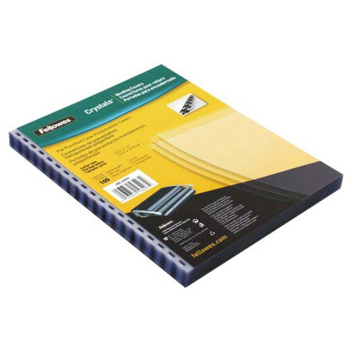 Fellowes Crystals Clear Letter Size Pre-Punched Covers 100pk - 5293701