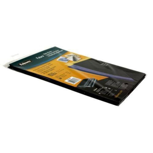 Fellowes Futura Black Letter Size Binding Covers 25pk - 5224901