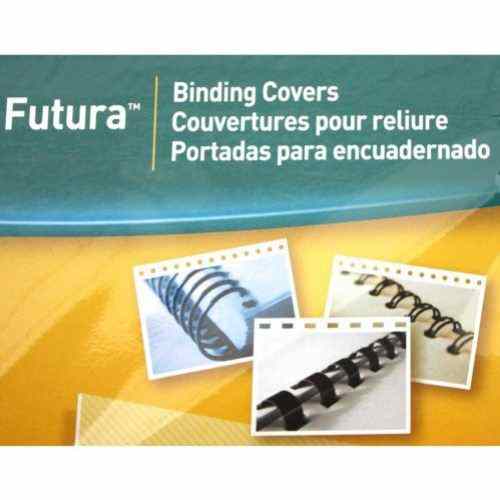 Fellowes Futura Black Oversize Binding Covers 25pk - 5224701