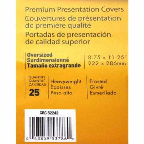 Fellowes Futura Frost Binding Covers - 25pk