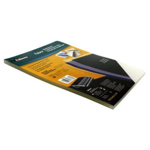 Fellowes Futura Lined Clear Binding Covers - 25pk