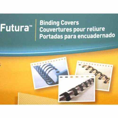 Fellowes Futura Lined Clear Letter Size Binding Covers 25pk - 5224501