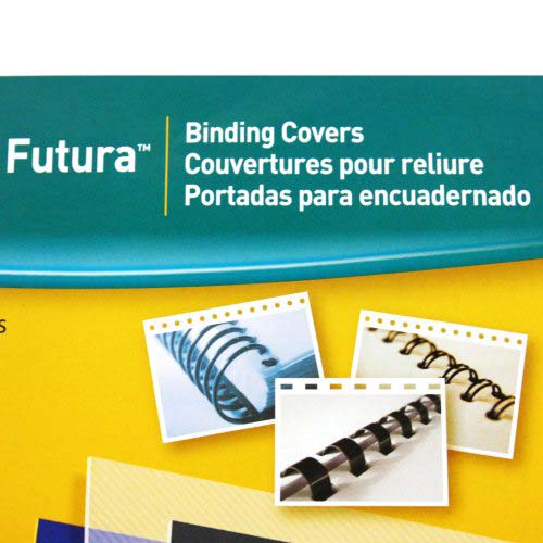 Fellowes Futura Navy Blue Letter Size Binding Covers - 25pk