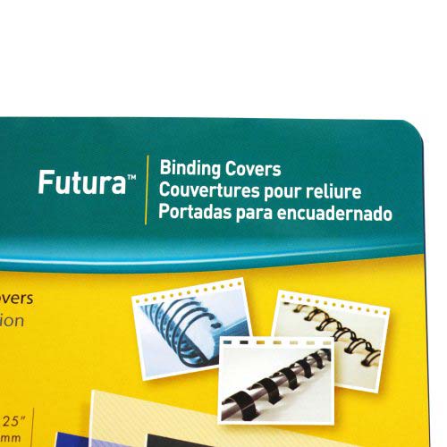 Fellowes Futura Navy Blue Oversize Binding Covers 25pk - 5224801