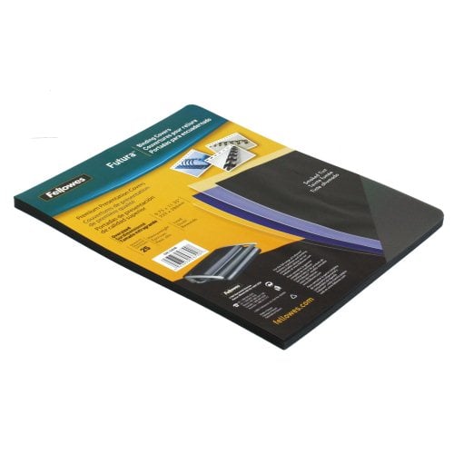 Fellowes Futura Lined Smoked Oversize Binding Covers 25pk - 5224601
