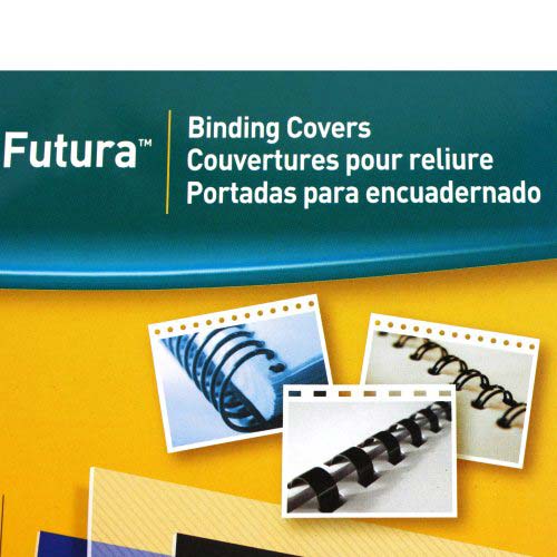 Fellowes Futura Lined Smoked Oversize Binding Covers 25pk - 5224601