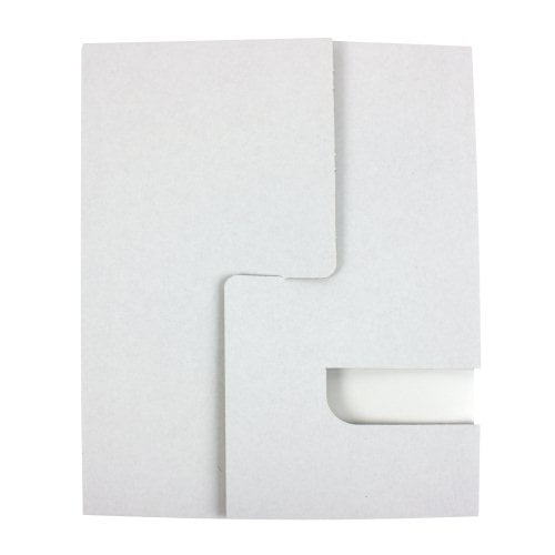 Fellowes Gloss White Thermal Binding Covers - 10pk