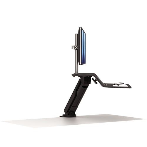Fellowes Lotus RT Black Dual Display Sit-Stand Workstation - 8081601