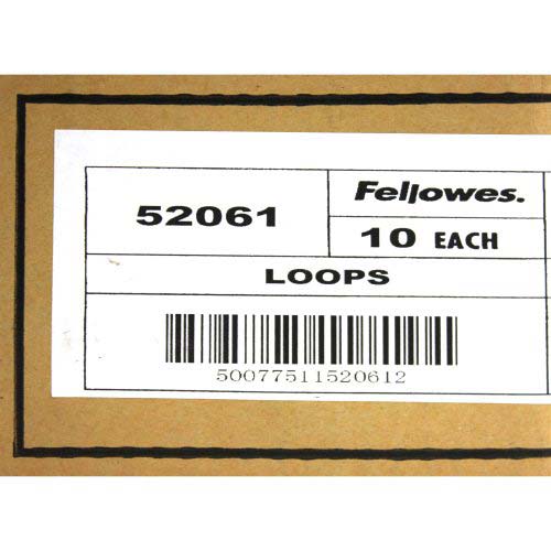Fellowes Luggage Tag Loops - 100pk