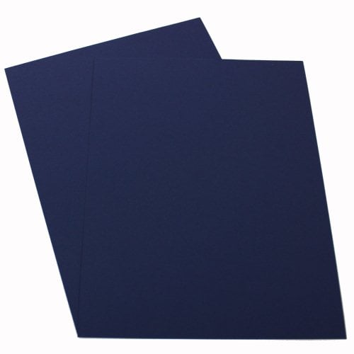 Fellowes Navy Grain Letter Size Binding Covers 200pk - 52125