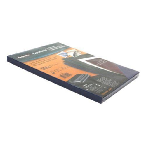 Fellowes Navy Grain Letter Size Binding Covers 50pk - 52124