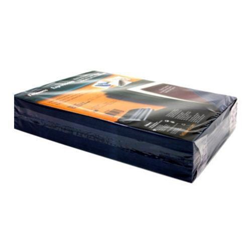 Fellowes Navy Grain Oversize Binding Covers 200pk - 52136