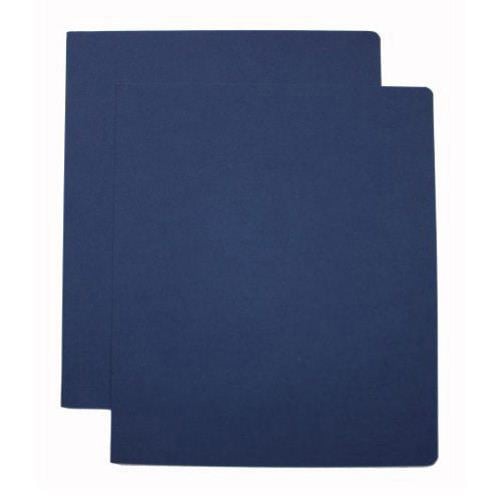 Fellowes Navy Grain Oversize Binding Covers 200pk - 52136