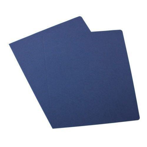 Fellowes Navy Grain Oversize Binding Covers 50pk - 52126