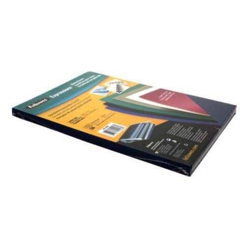 Fellowes Navy Linen Letter Size Binding Covers - 50pk