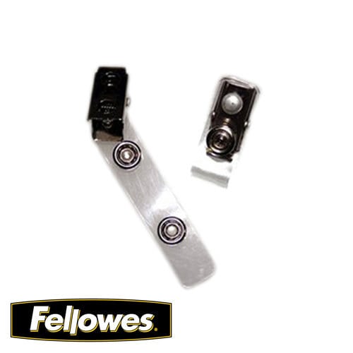 Fellowes Pouch ID Clips with Mylar Strap - 100pk