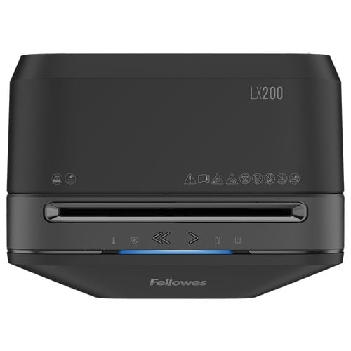Fellowes Powershred LX200 Black Level P-4 Micro-Cut Shredder - 5015001
