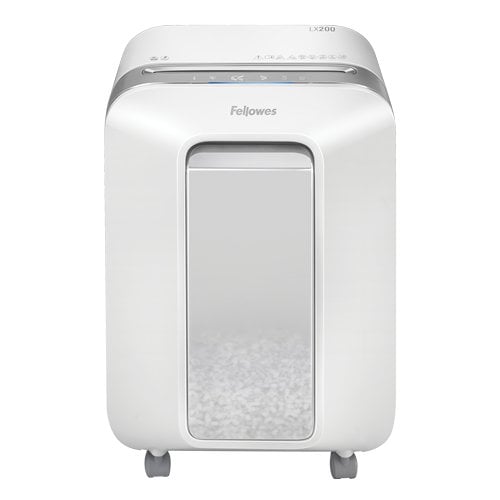 Fellowes Powershred LX200 White Level P-4 Micro-Cut Shredder - 5015101