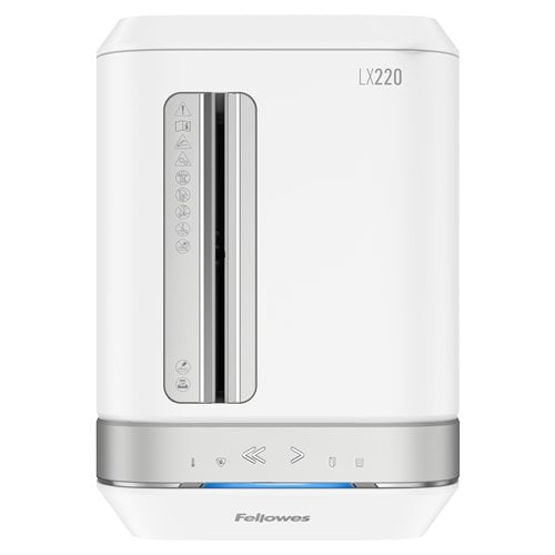 Fellowes Powershred LX220 White Level P-4 Micro-Cut Shredder - 5015501