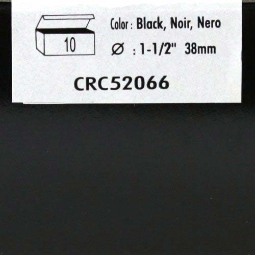 Fellowes Premium 1-1/2" Black Plastic Binding Combs 10pk - 52066 - Clearance Sale