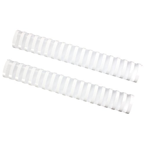 Fellowes Premium 1-1/2" White Plastic Binding Combs 50pk - 52421