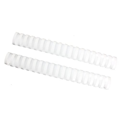 Fellowes Premium 1-1/4" White Plastic Binding Combs 50pk - 52396