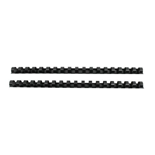Fellowes Premium 1/2" Black Plastic Binding Combs 100pk - 52326