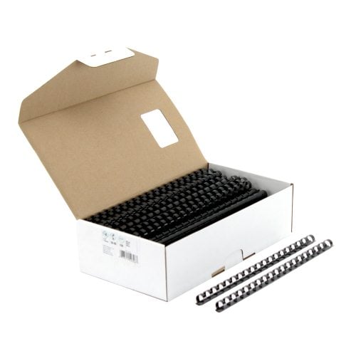 Fellowes Premium 1/2" Black Plastic Binding Combs 100pk - 52326
