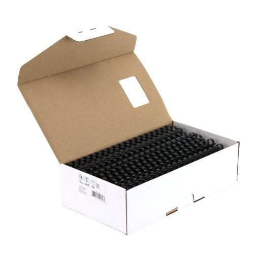 Fellowes Premium 1/2" Black Plastic Binding Combs 100pk - 52326