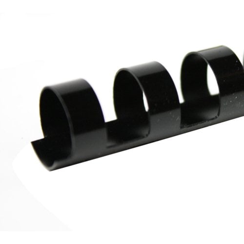 Fellowes Premium 1/2" Black Plastic Binding Combs 25pk - 52323