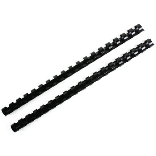 Fellowes Premium 1/2" Black Plastic Binding Combs 25pk - 52323