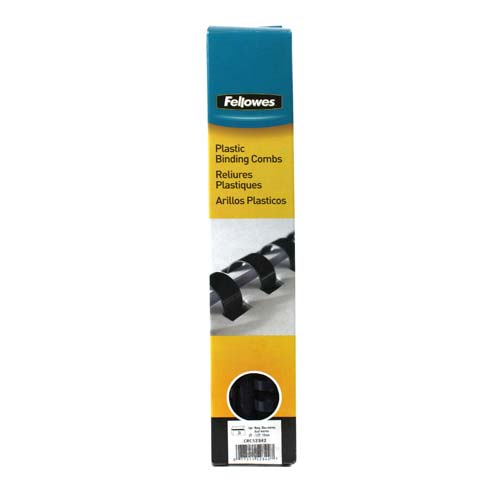 Fellowes Premium 1/2" Navy Blue Plastic Binding Combs 25pk