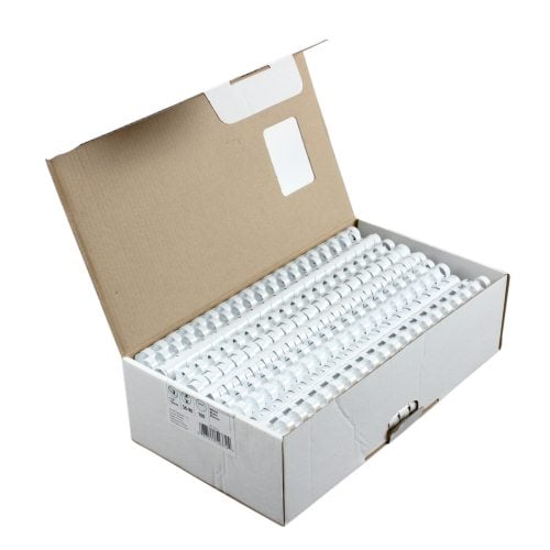 Fellowes Premium 1/2" White Plastic Binding Combs 100pk - 52372