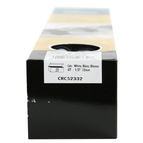 Fellowes Premium 1/2" White Plastic Binding Combs 25pk - 52332